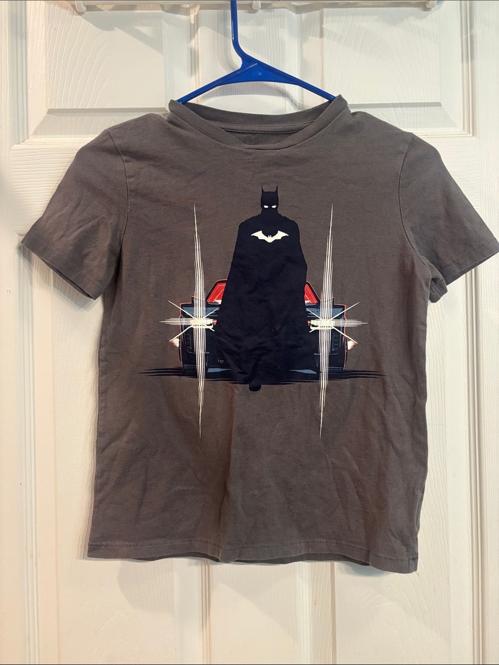GAP Gray Batman Silhouette Short Sleeve Tee